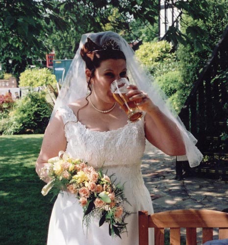 [Thirsty work!]